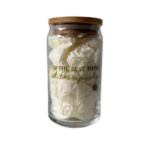 Swift I'm The Best Thing At This Party Song MirrorBall Sipper Glass w Bamboo Lid